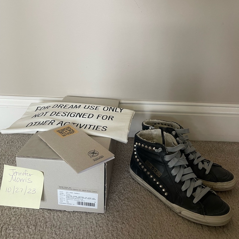 Sz 36 Golden Goose Slides